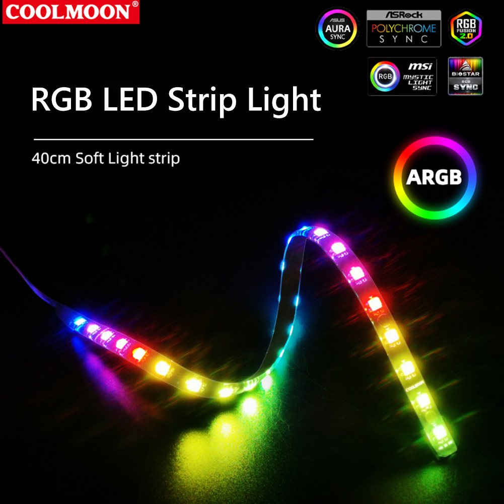 COOLMOON CM-LS40 5V ARGB PC Fa – Lighting Bolt Decor Bewertung und Preis