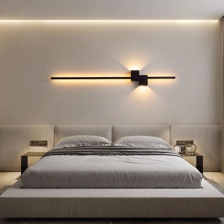 Moderne Schwarze Lange Streife – Foyer Lighting Wall Decor Bewertung und Preis