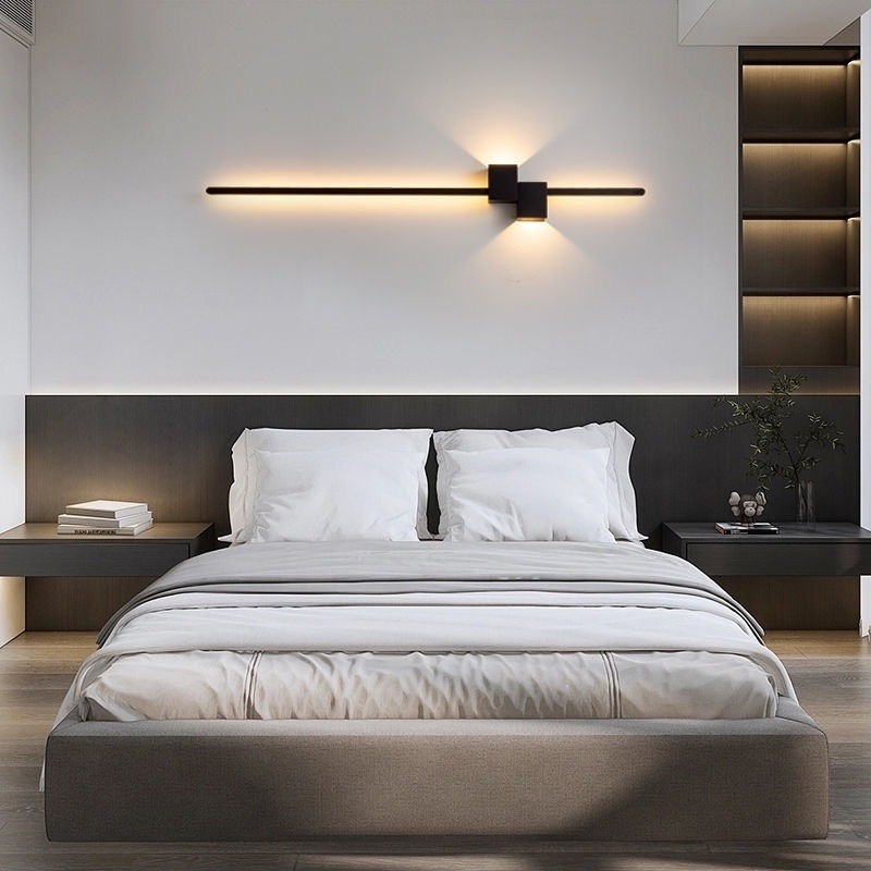 Moderne Schwarze Lange Streife – Foyer Lighting Wall Decor Bewertung und Preis