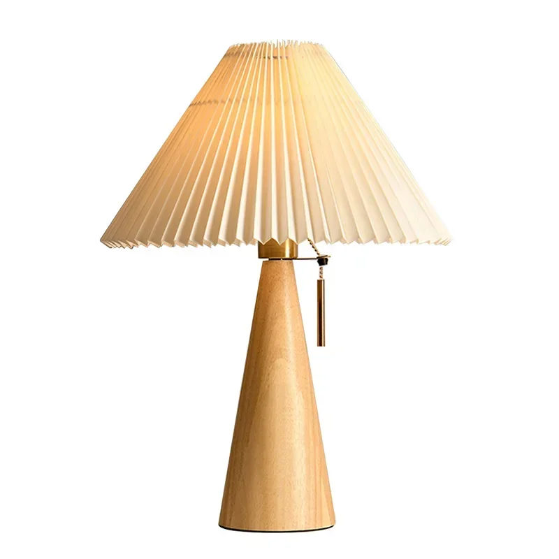 Retro-Plissee-Tischlampe, nord – Lighting Decor For Home Bewertung und Preis