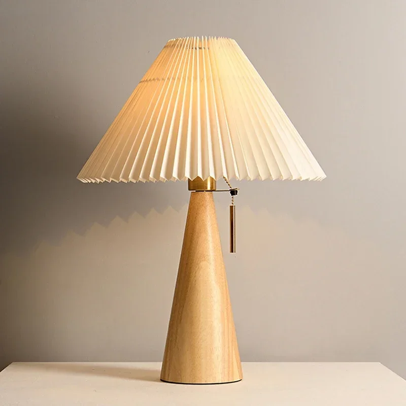 Retro-Plissee-Tischlampe, nord – Lighting Decor For Home Bewertung und Preis