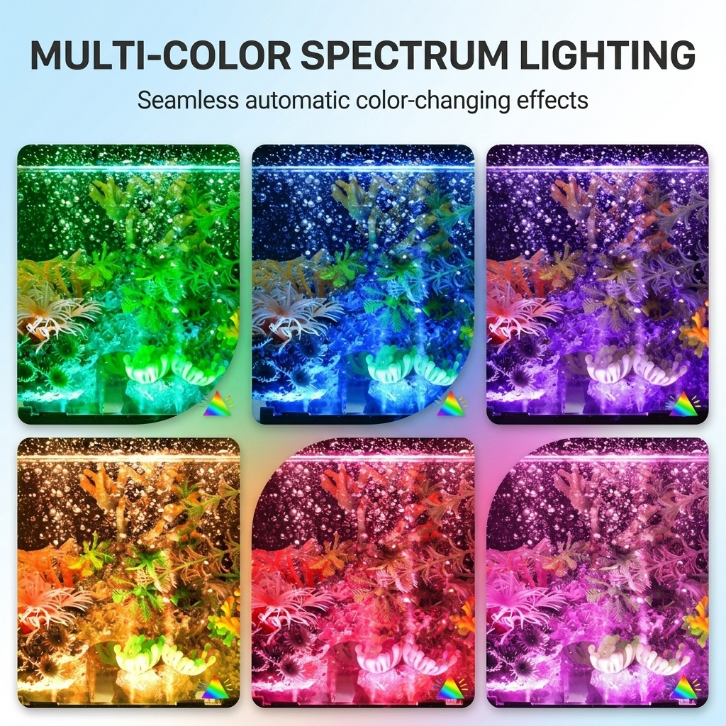 USB LED Aquarium-Luftblasenlic – Colour Changing Bulb Bewertung und Preis