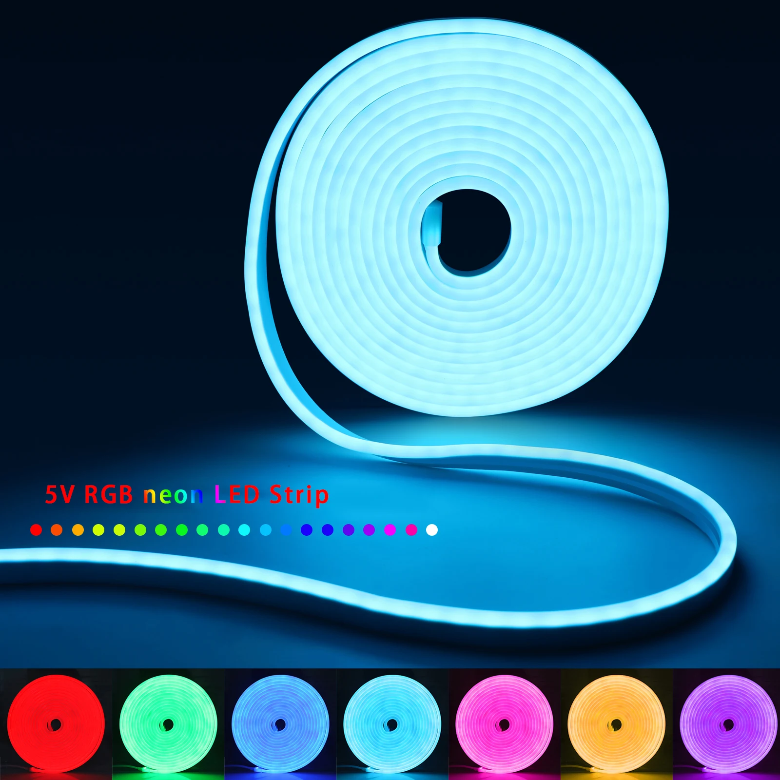 1-5 m RGB LED Neon Streifen Li – Lighting Decor For Home Bewertung und Preis